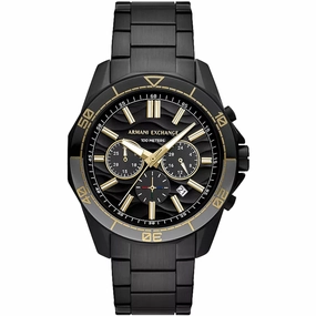 Armani Exchange Men's Watch - Spencer Quartz Chronograph Black Bracelet | AX1963 men's watches best men's watches under $500 affordable men's watches men watches classic