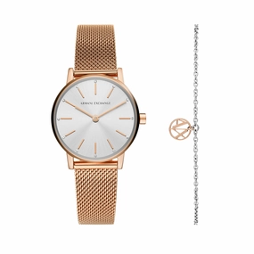 Armani Rose Gold Luxury Watch with Stainless Steel Band AX7121,quartz watch, quartz watches for men, quartz watches for women, best quartz watch, minimalist quartz watch, luxury quartz watch, waterproof quartz watch,analog quartz watch, digital quartz watc