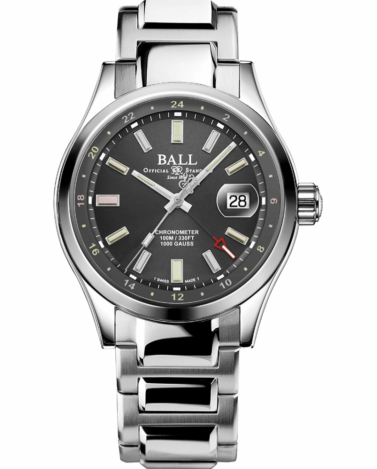 Ball Engineer III Endurance 1917 GMT Rainbow Tubes GM9100C-S2C-GYR 