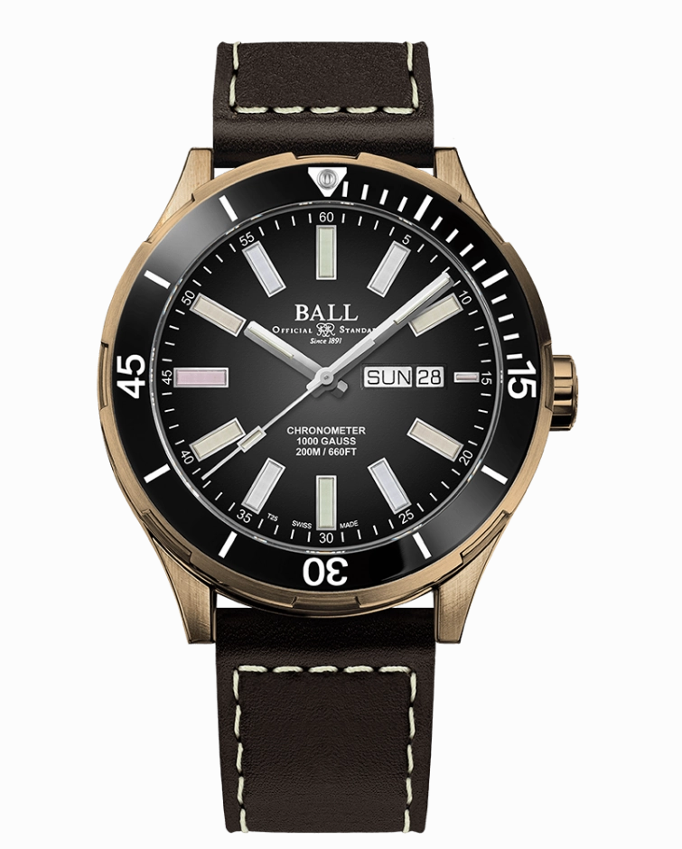 Ball Roadmaster Marvelight Bronze (42mm) DM3070B-L3CJ-BKR 