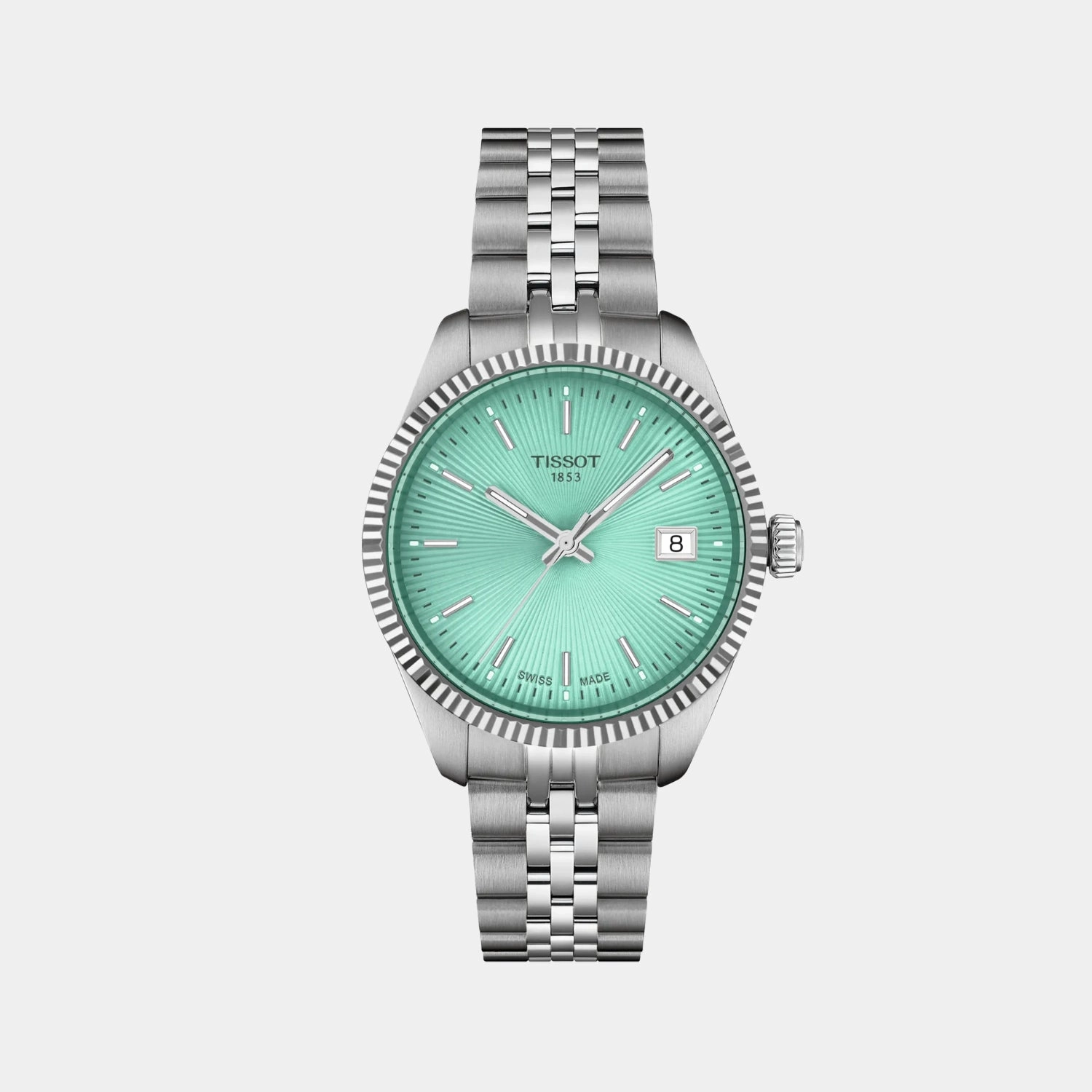 Ballade Women Quartz Light Green Dial Analog Stainless Steel Watch T1562101109100 budget    watches    watches classic