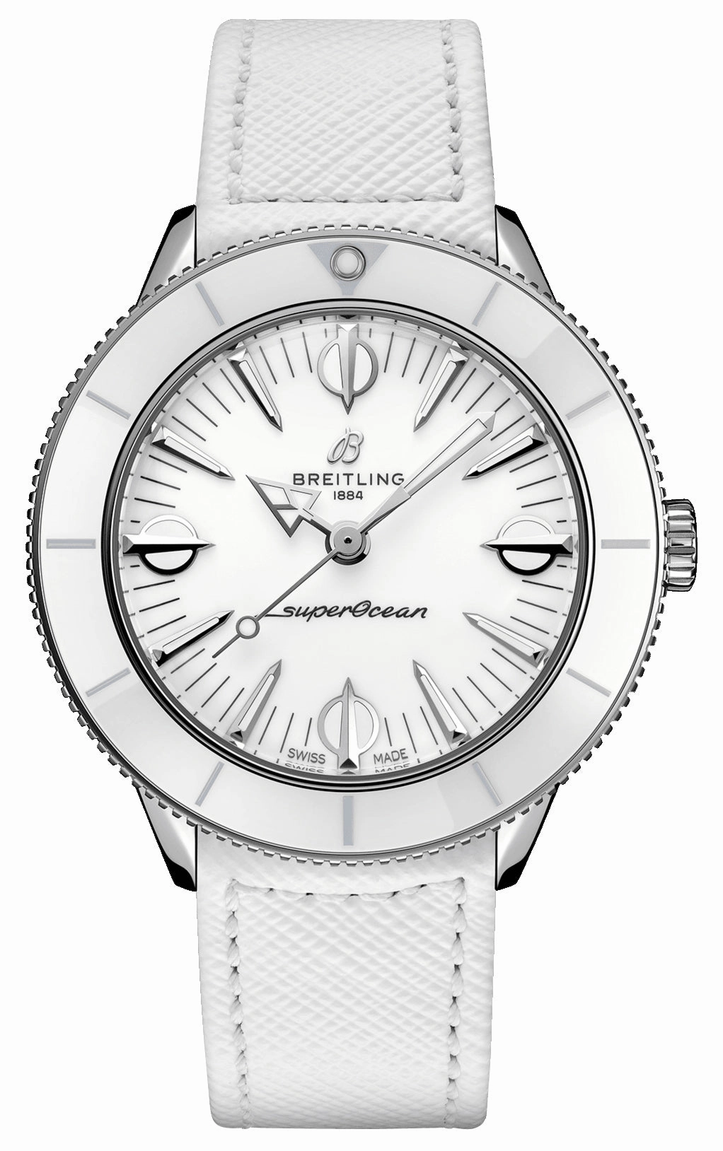 Breitling Superocean Heritage Stainless Steel White Dial Automatic Womens Watch A10340A71A1X1 Women??s luxury watches Affordable women watches