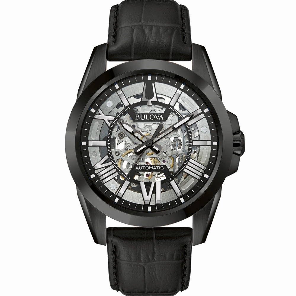 Bulova 98A304 Classic Affordable Leather Watch Leather Watch Discount