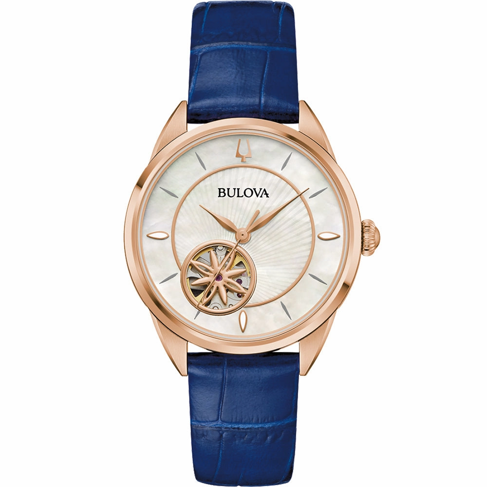 Bulova Classic Sutton 97L180 Automatic Affordable Leather Watch Leather Watch Discount