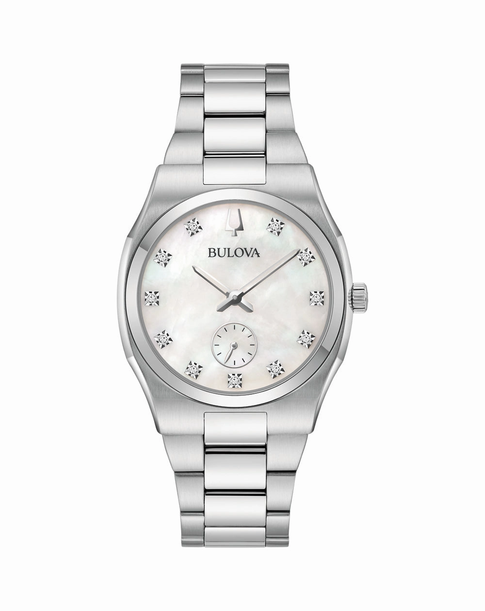 Bulova Elegant Surveyor Diamond Accented Stainless Steel Women's Watch 96P242,quartz watch, quartz watches for men, quartz watches for women, best quartz watch, minimalist quartz watch, luxury quartz watch, waterproof quartz watch,analog quartz watch, dig