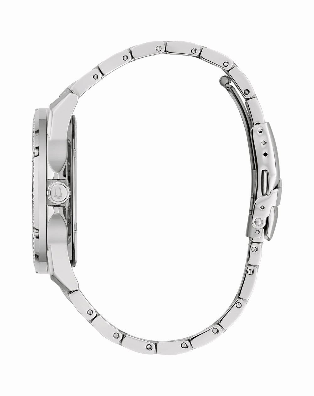Bulova Marine Star Automatic Silicone Mother of Pearl Dial Watch 96K114
