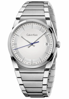 Calvin Klein - Step orologio uomo argento K6K31146 men's watches,best men's watches