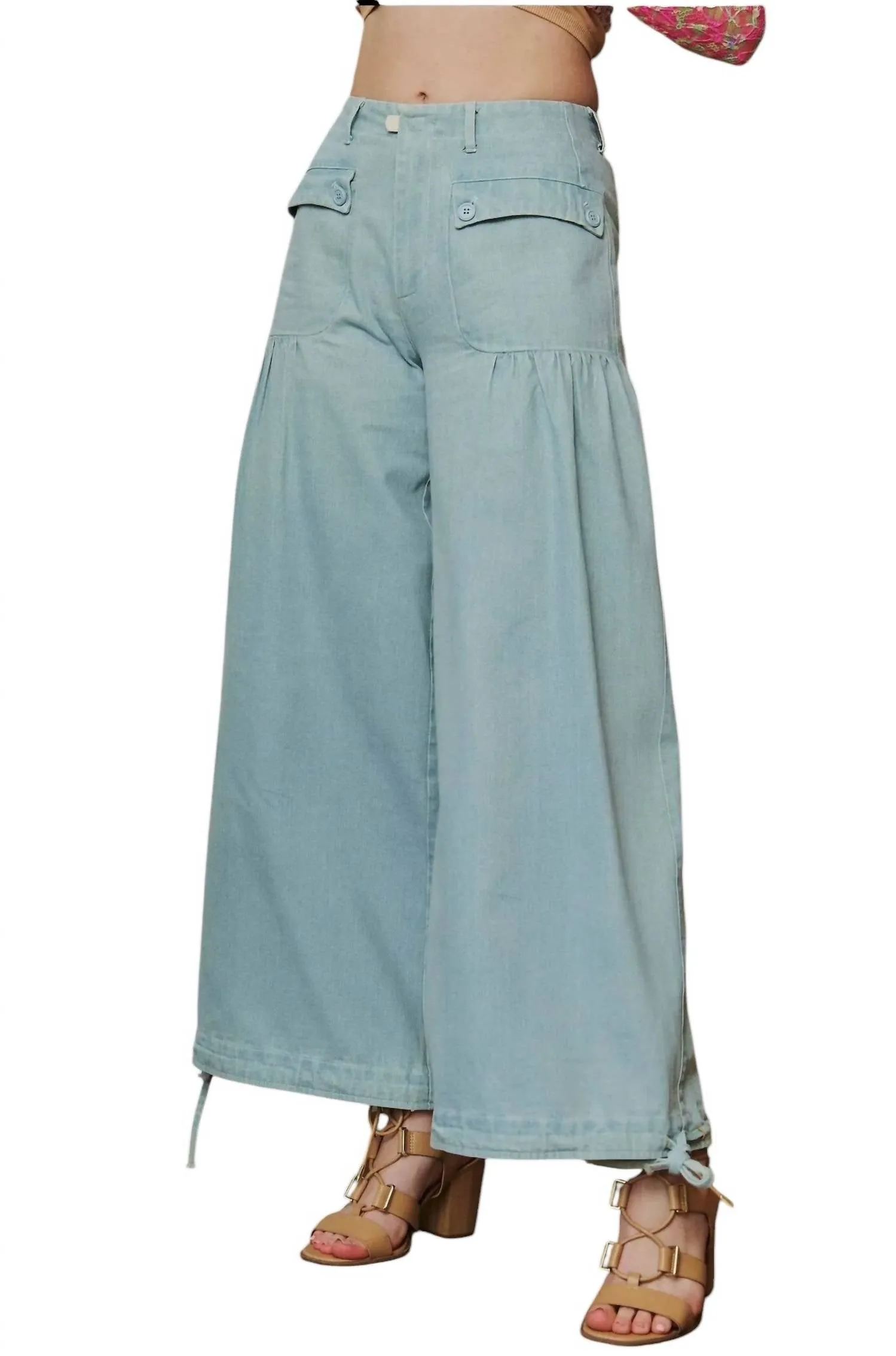Camila Jean Bottoms In Light Denim