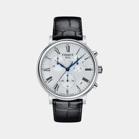 Carson Men Leather Chronograph Watch T1224171603300 budget    watches    watches classic