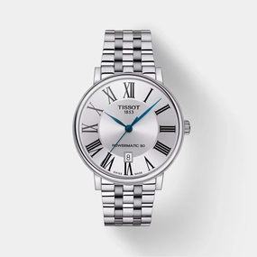 Carson Premium Men Silver Automatic Stainless Steel Watch T1224071103300 budget    watches    watches classic