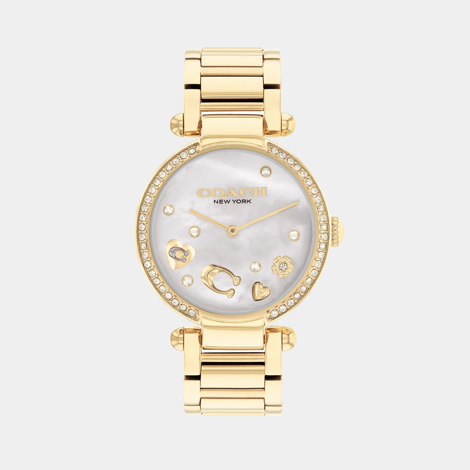 Cary Women Quartz White Mother Of Pearl Dial Analog Stainless Steel Watch 14504265 women watches best women watches affordable women's watches branded women watches