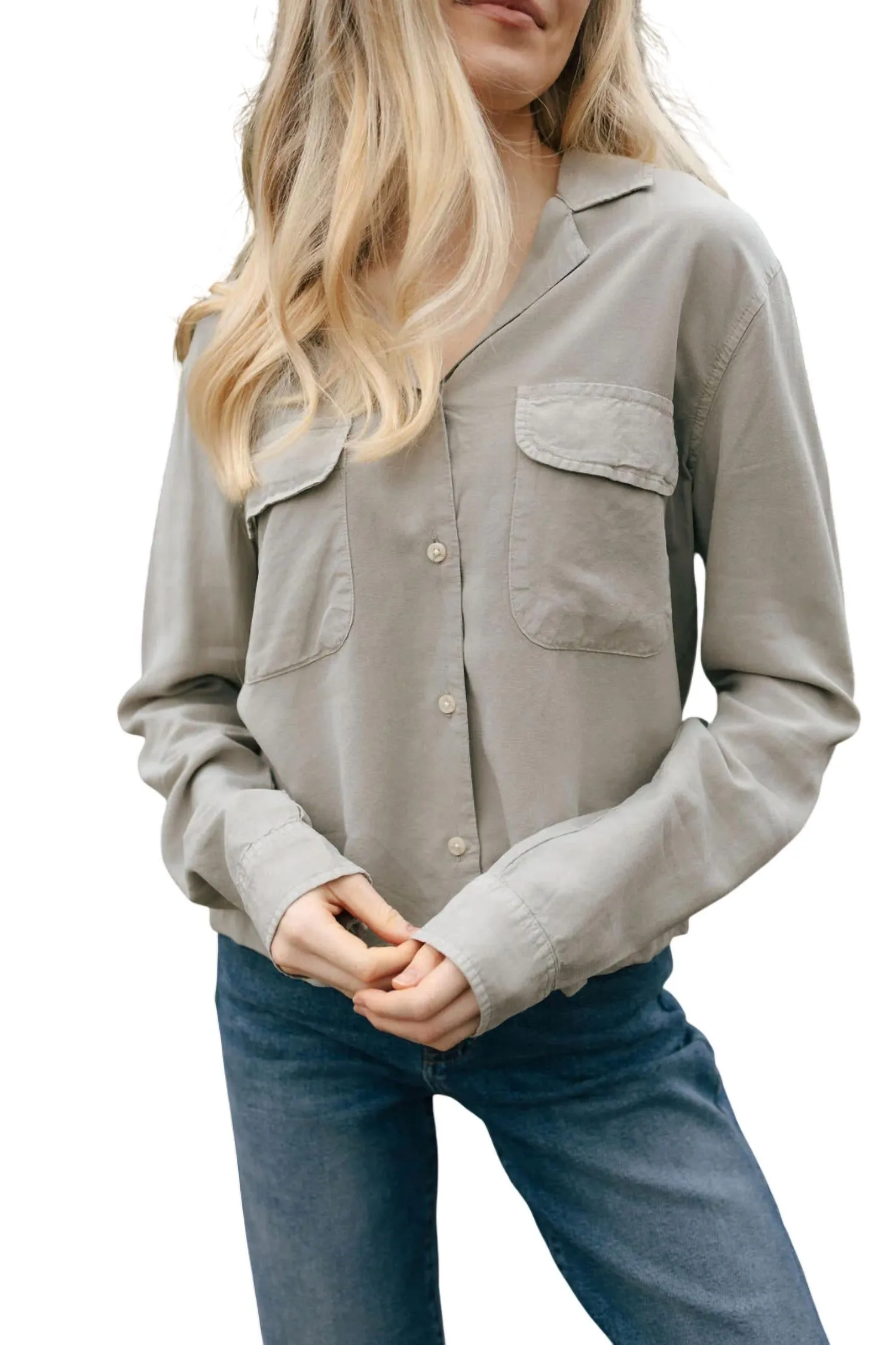 Casey Shirt In Forest Fog