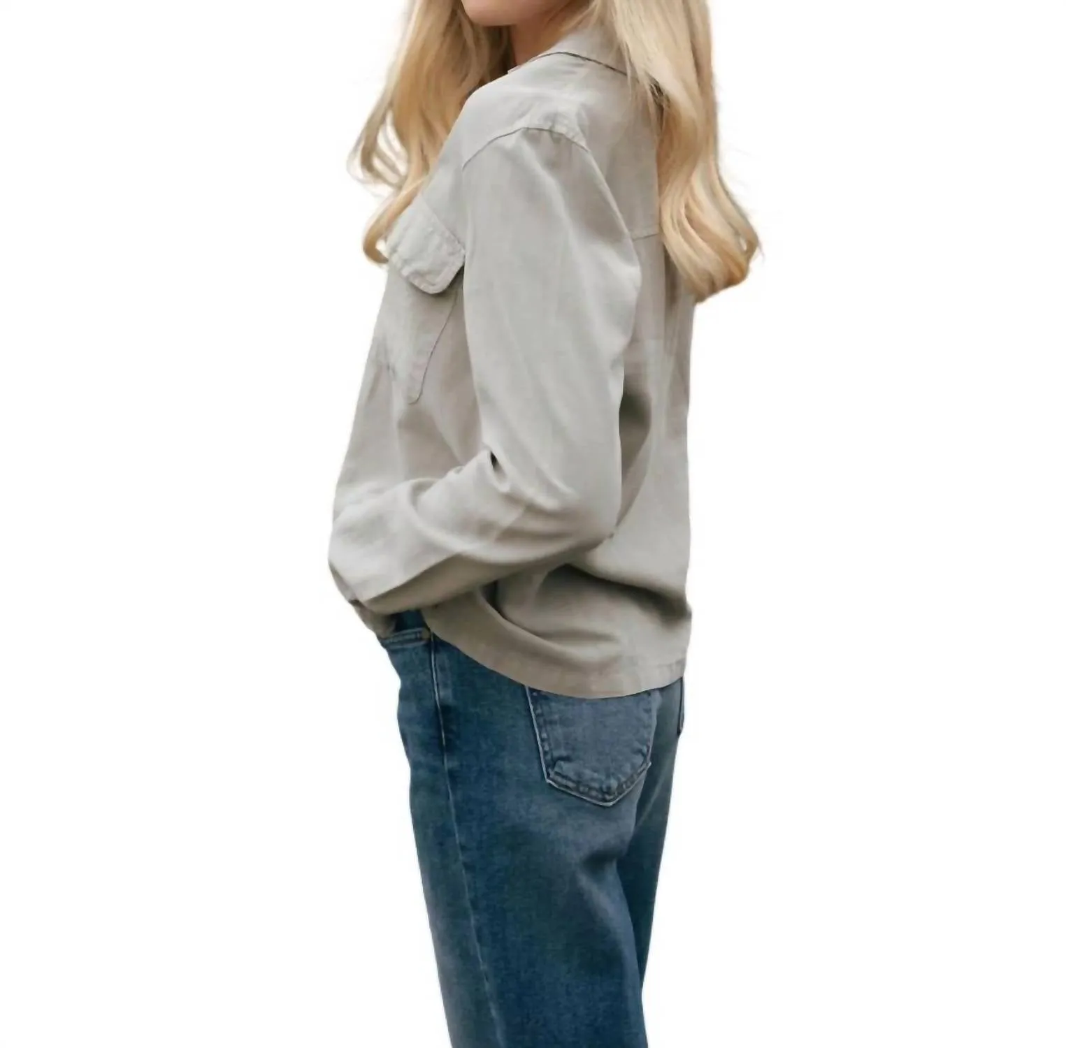 Casey Shirt In Forest Fog