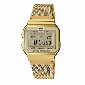 Casio A700WMG-9A Gold Stainless Mesh for Men and Women,men's watches,watch for men, best men's watches,luxury men's watch,minimalist men's watch,casual men's watch,dress watch for men,automatic men's watch,quartz men's watch,cheap men's watch. busi