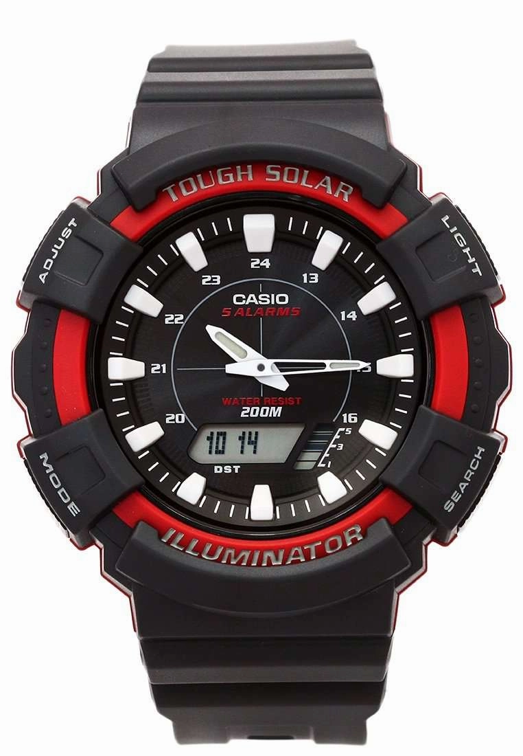 Casio AD-S800WH-4A Black Resin Watch for Men