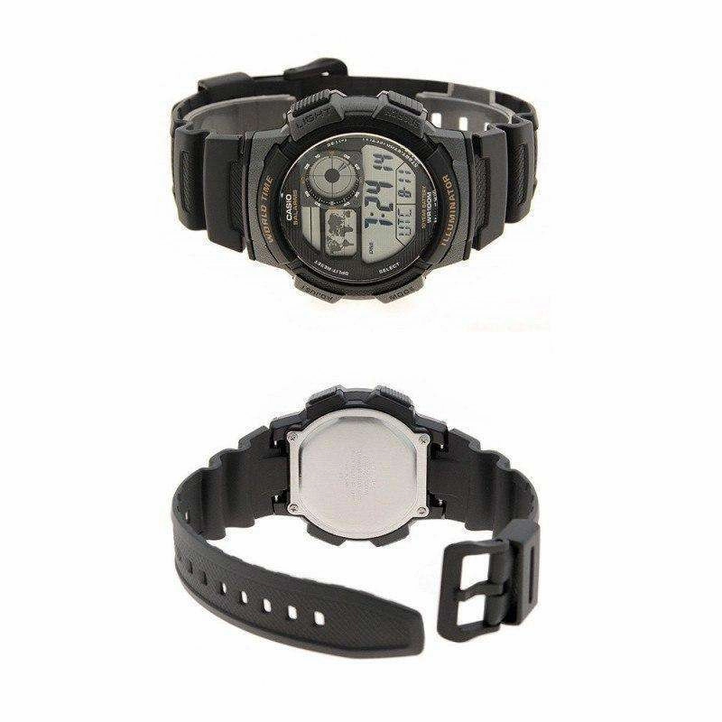 Casio AE-1000W-1A  Black Resin Strap Watch For Men