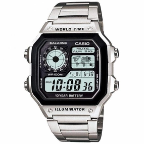Casio AE-1200WHD-1AVDF Silver Stainless Watch For Men,men's watches,watch for men, best men's watches,luxury men's watch,minimalist men's watch,casual men's watch,dress watch for men,automatic men's watch,quartz men's watch,cheap men's watch. busin