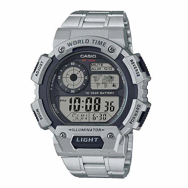 Casio AE-1400WHD-1AVDF Silver Stainless Watch for Men,men's watches,watch for men, best men's watches,luxury men's watch,minimalist men's watch,casual men's watch,dress watch for men,automatic men's watch,quartz men's watch,cheap men's watch. busin