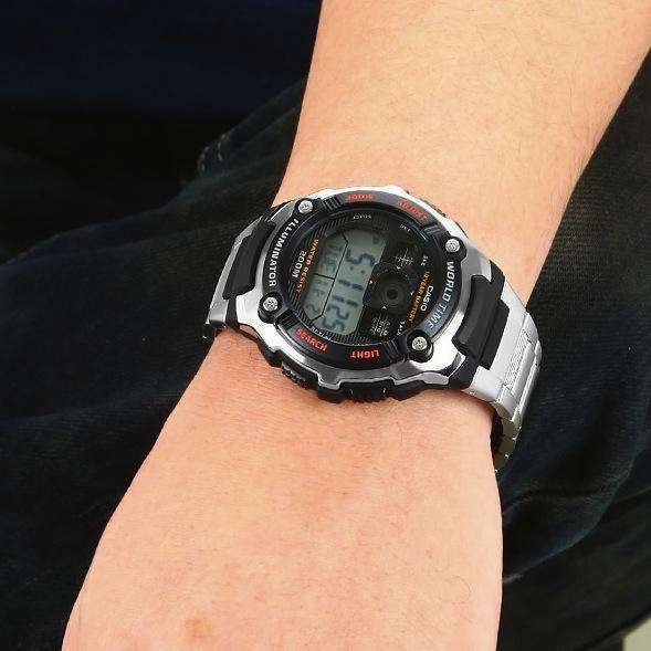 Casio AE-2000WD-1A Silver Stainless  Watch for Men