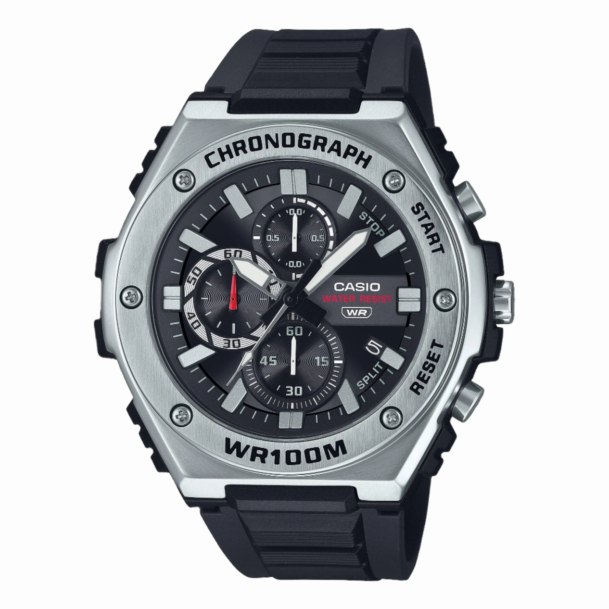 Casio Analog Black Dial Black Resin Band Watch MWA300H-1A 