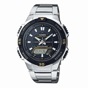 Casio AQ-S800WD-1EVDF Silver Stainless Watch for Men Affordable casual watches Sporty casual watches Affordable luxury casual watches