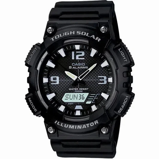 Casio AQ-S810W-1A Black Solar Powered Watch for Men,silicone watch,silicone strap watch,silicone watches for men,silicone watches for women,unisex silicone watch,kids silicone watch,sports silicone watch,casual silicone watch,waterproof silicone watch,sili