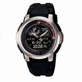 Casio AQF-102W-1BVDF Black Resin Watch for Men Affordable casual watches Sporty casual watches Affordable luxury casual watches