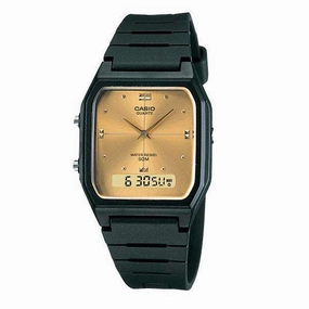 Casio AW-48HE-9AVDF Black Resin Watch for Men and Women Affordable casual watches Sporty casual watches Affordable luxury casual watches