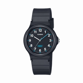 Casio Bio-Based Black Resin Band Watch LQ24B-1B 