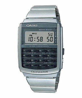 Casio CA-506-1D Silver Stainless Calculator Watch for Men and Women Affordable casual watches Sporty casual watches Affordable luxury casual watches