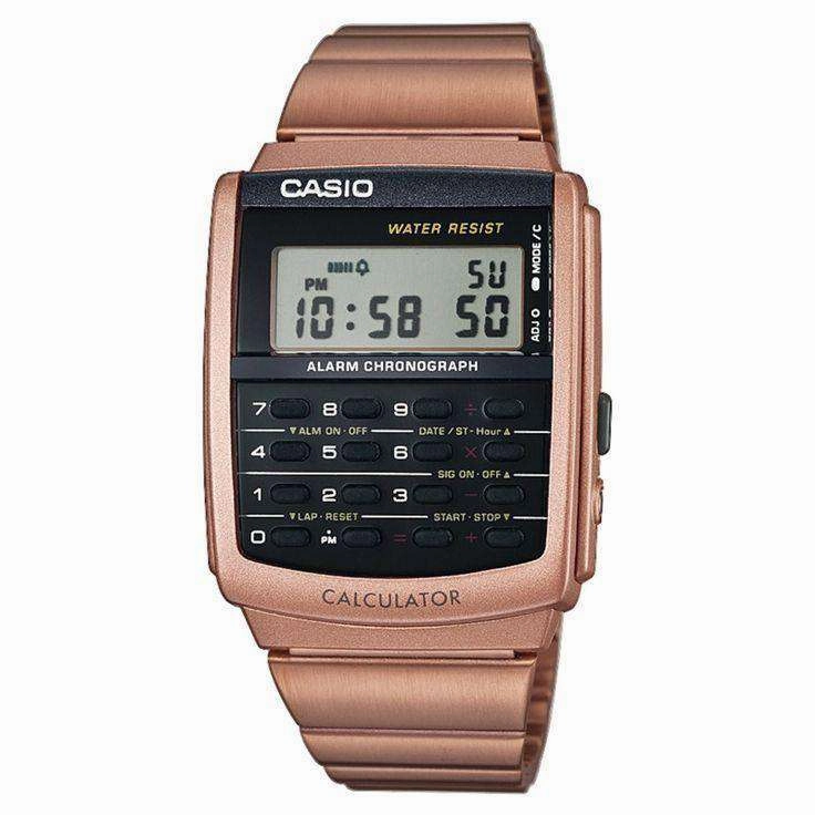 Casio CA-506C-5A Rosegold Calculator Watch for Men and Women Affordable casual watches Sporty casual watches Affordable luxury casual watches