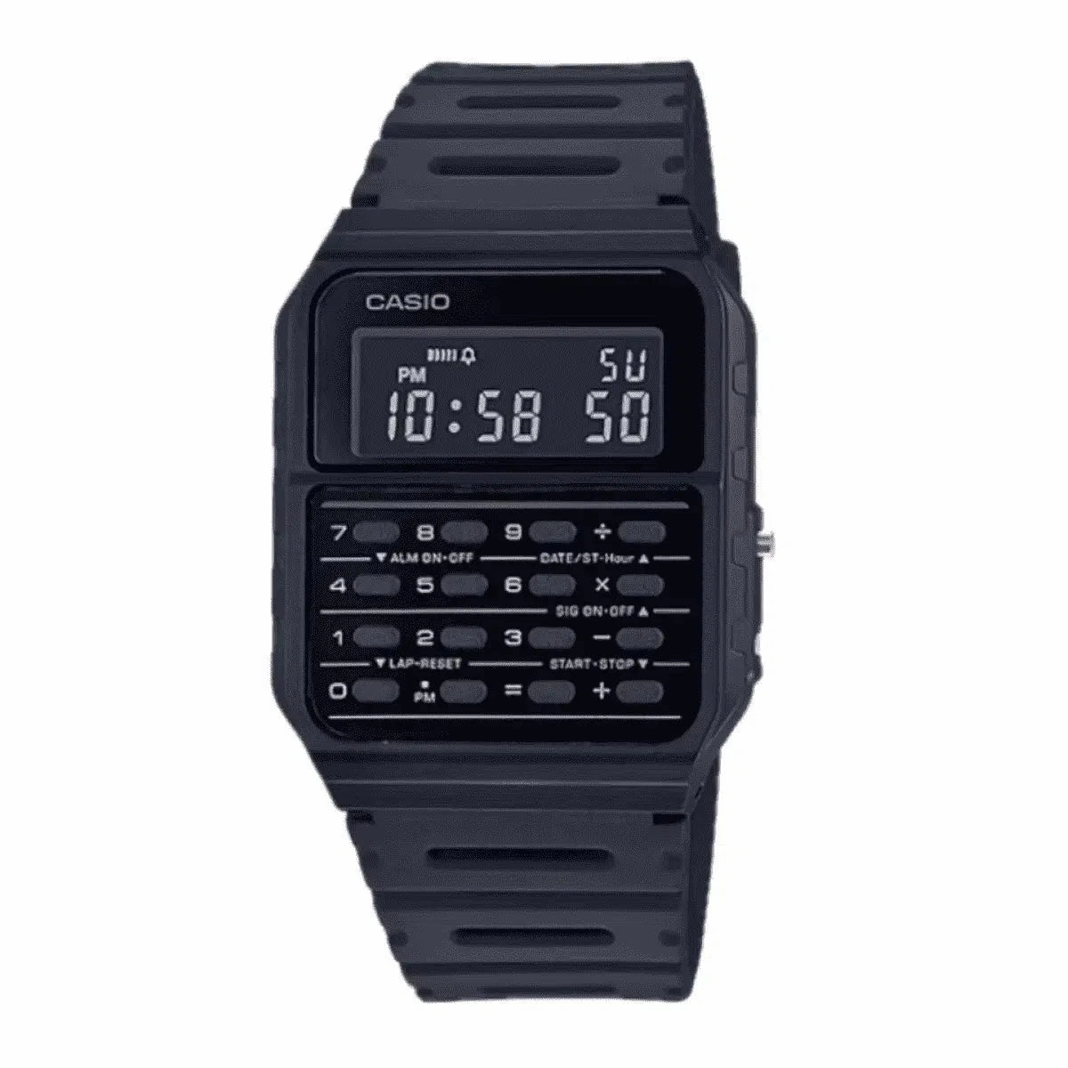 Casio CA-53WF-1B Black Calculator Resin Watch for Men and Women,men's watches,watch for men, best men's watches,luxury men's watch,minimalist men's watch,casual men's watch,dress watch for men,automatic men's watch,quartz men's watch,cheap men's wa