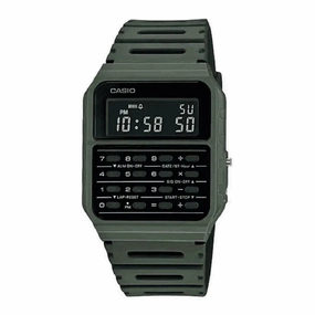 Casio CA-53WF-3B Army Green Calculator Resin Watch for Men and Women,men's watches,watch for men, best men's watches,luxury men's watch,minimalist men's watch,casual men's watch,dress watch for men,automatic men's watch,quartz men's watch,cheap men