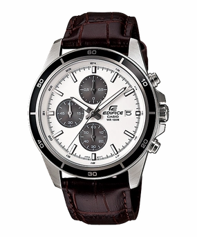 Casio Edifice Chronograph Brown Leather Watch EFR526L-7A,quartz watch, quartz watches for men, quartz watches for women, best quartz watch, minimalist quartz watch, luxury quartz watch, waterproof quartz watch,analog quartz watch, digital quartz watch,affo