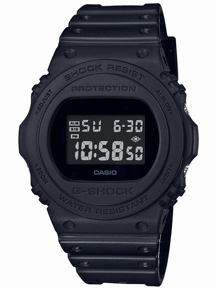Casio G-Shock 35TH ANNIVERSARY Re-Release Black Mens Watch DW5750E-1B Hypoallergenic Silicone Watch Discount Silicone Watches