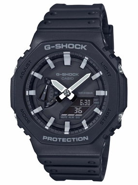 Casio G-Shock CARBON CORE Mens Ana-Digi Black Mens Watch GA2100-1A Sports Watch for Men/Women Budget Sports Watch Luxury Sports Watch