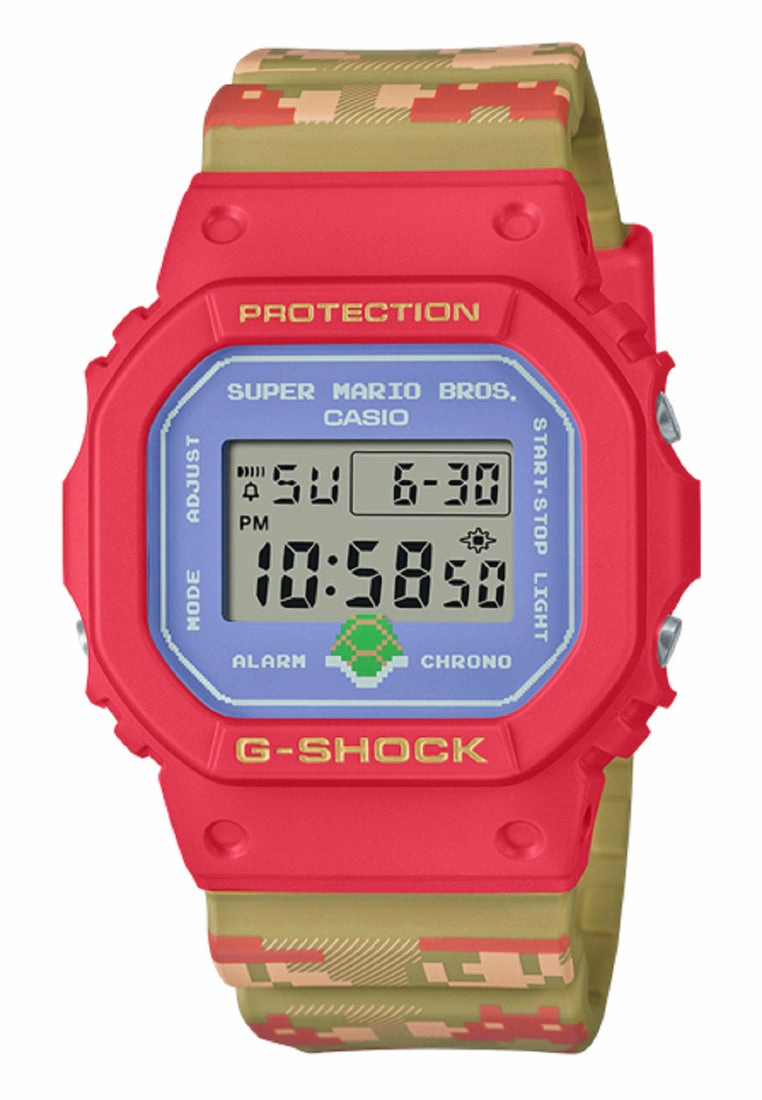 Casio G-shock DW-5600SMB-4DR Super Mario Digital Rubber Strap Watch For Men,silicone watch,silicone strap watch,silicone watches for men,silicone watches for women,unisex silicone watch,kids silicone watch,sports silicone watch,casual silicone watch,waterp