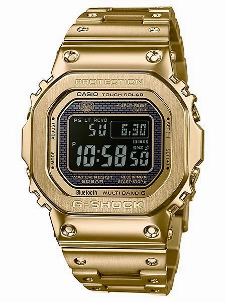 Casio G-Shock FULL METAL 5000 Steel Mens Gold Watch GMWB5000GD-9 Sports Watch for Men/Women Budget Sports Watch Luxury Sports Watch
