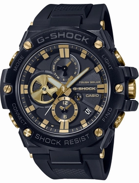 Casio G-Shock G-Steel Carbon Bezel Bluetooth Mens Watch GSTB100GC-1A Sports Watch for Men/Women Budget Sports Watch Luxury Sports Watch