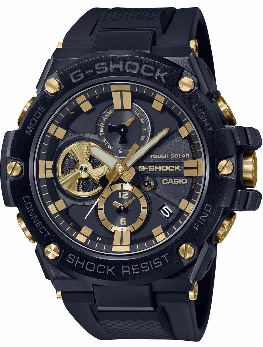 Casio G-Shock G-Steel Carbon Bezel Bluetooth Mens Watch GSTB100GC-1A Sports Watch for Men/Women Budget Sports Watch Luxury Sports Watch