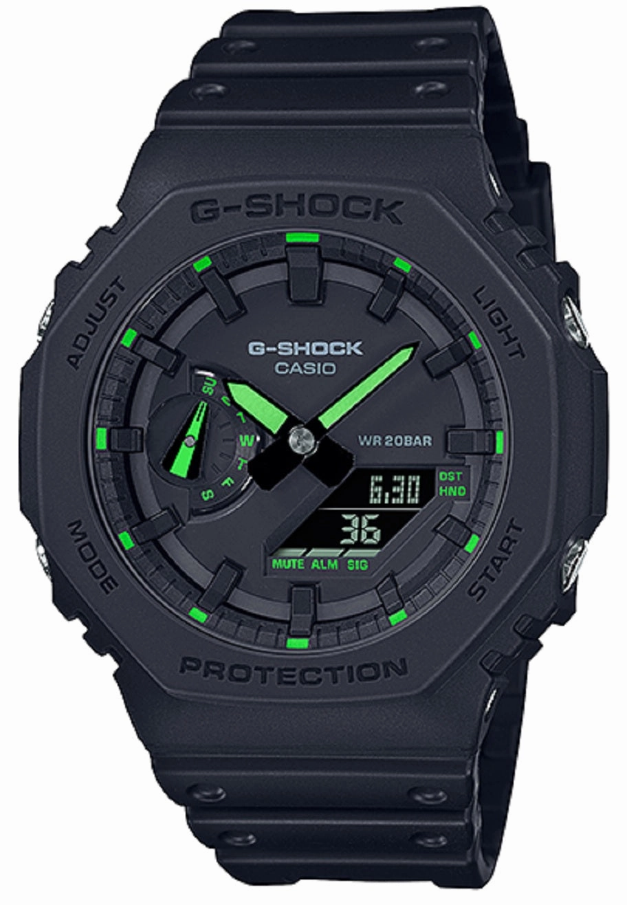 Casio G-shock GA-2100-1A3 Digital Analog Leather Strap Watch For Men,silicone watch,silicone strap watch,silicone watches for men,silicone watches for women,unisex silicone watch,kids silicone watch,sports silicone watch,casual silicone watch,waterproof si