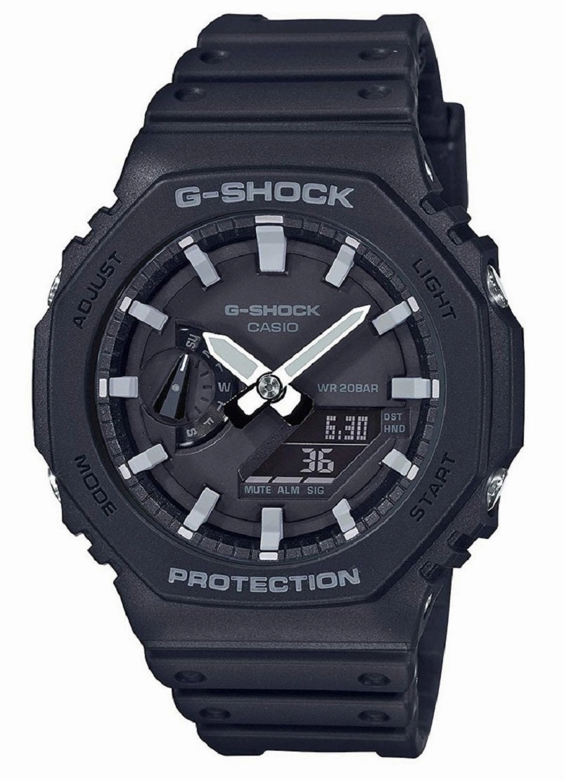 Casio G-shock GA-2100-1A Digital Analog Rubber Strap Watch For Men,men's watches,watch for men, best men's watches,luxury men's watch,minimalist men's watch,casual men's watch,dress watch for men,automatic men's watch,quartz men's watch,cheap men's