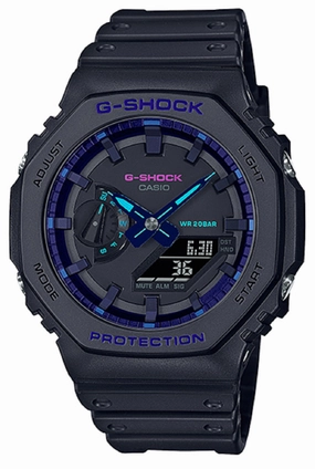Casio G-shock GA-2100VB-1A Digital Analog Rubber Strap Watch For Men,silicone watch,silicone strap watch,silicone watches for men,silicone watches for women,unisex silicone watch,kids silicone watch,sports silicone watch,casual silicone watch,waterproof si