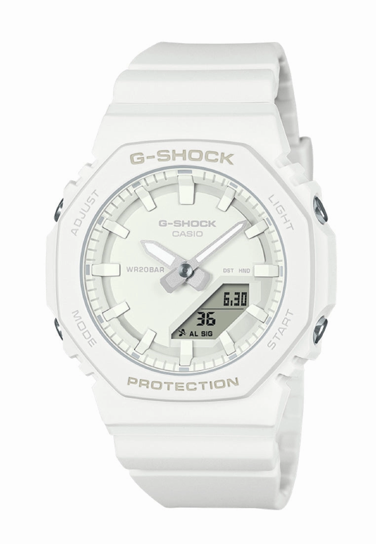 Casio G-shock GMA-P2100-7A Digital Analog Rubber Strap Watch For Women,silicone watch,silicone strap watch,silicone watches for men,silicone watches for women,unisex silicone watch,kids silicone watch,sports silicone watch,casual silicone watch,waterproof 