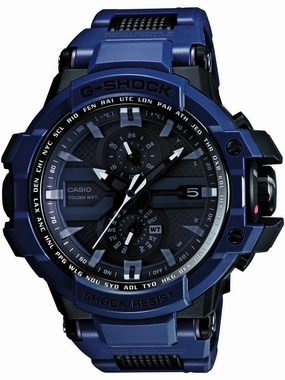 Casio G-Shock GRAVITYMASTER Triple G Solar Mens Blue Watch GWA1000FC-2A Sports Watch for Men/Women Budget Sports Watch Luxury Sports Watch