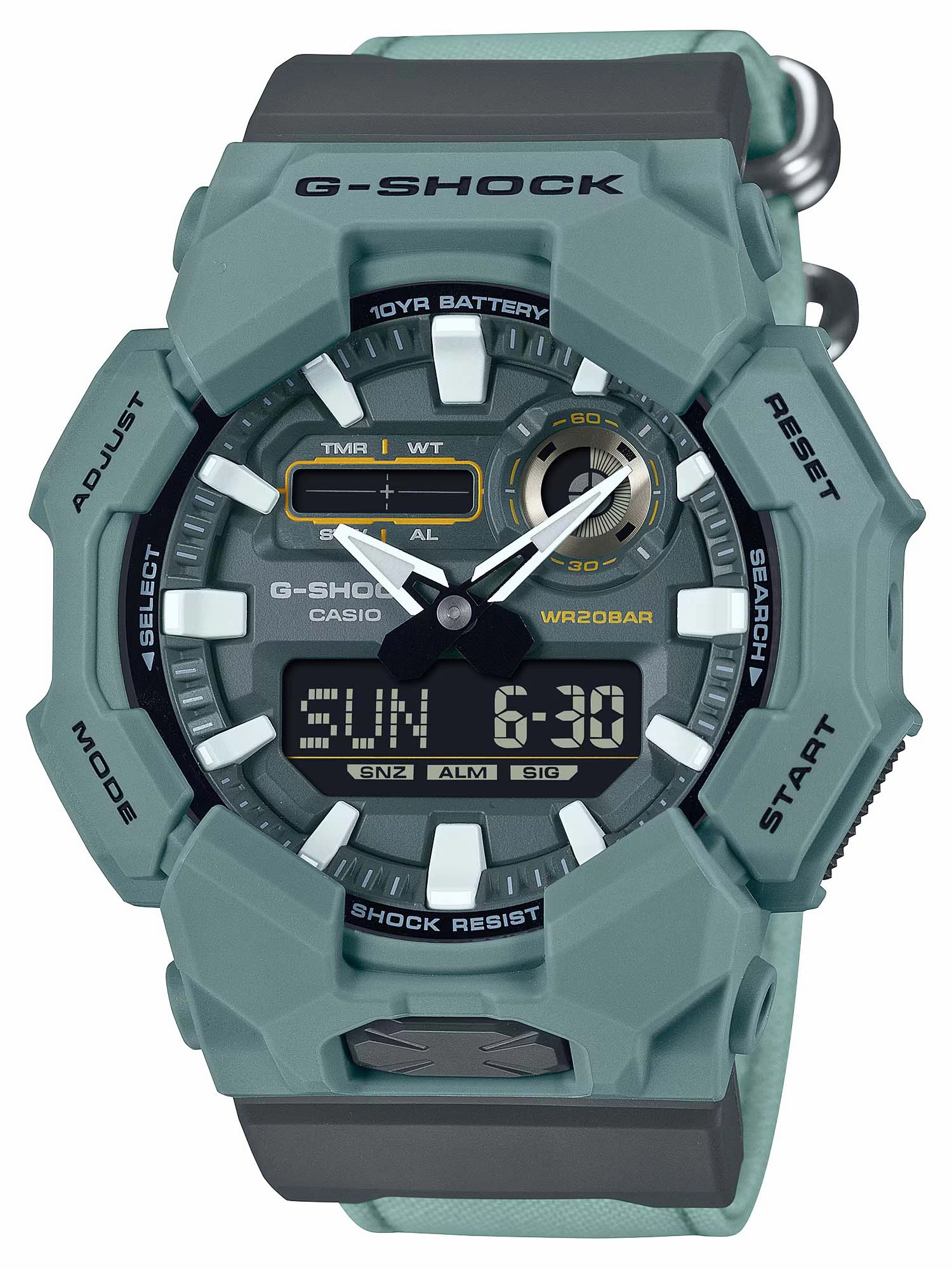 Casio G-SHOCK High-Brightness LED Large Digital Blue Watch GA010CE-2A Sports Watch for Men/Women Budget Sports Watch Luxury Sports Watch