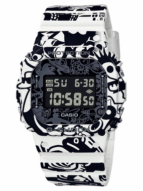 Casio G-Shock Limited Edition G-UNIVERSE Watch DW5600GU-7 Hypoallergenic Silicone Watch Discount Silicone Watches