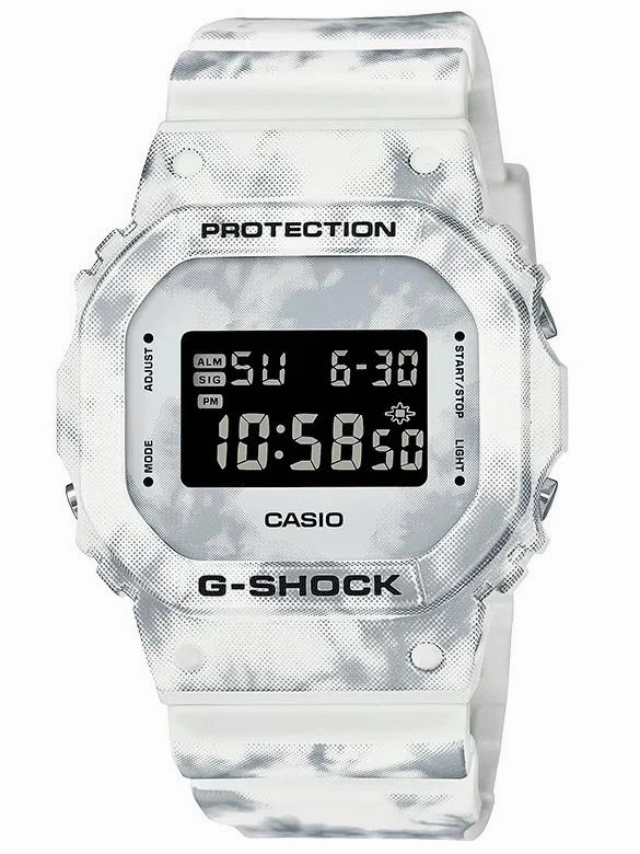 Casio G-Shock Limited Edition SNOW CAMOUFLAGE Mens Watch DW5600GC-7 Sports Watch for Men/Women Budget Sports Watch Luxury Sports Watch