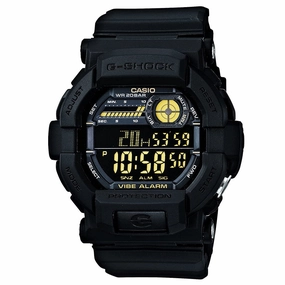 Casio G Shock Mens Watch World Time Vibration Alarm GD-350-1BER 