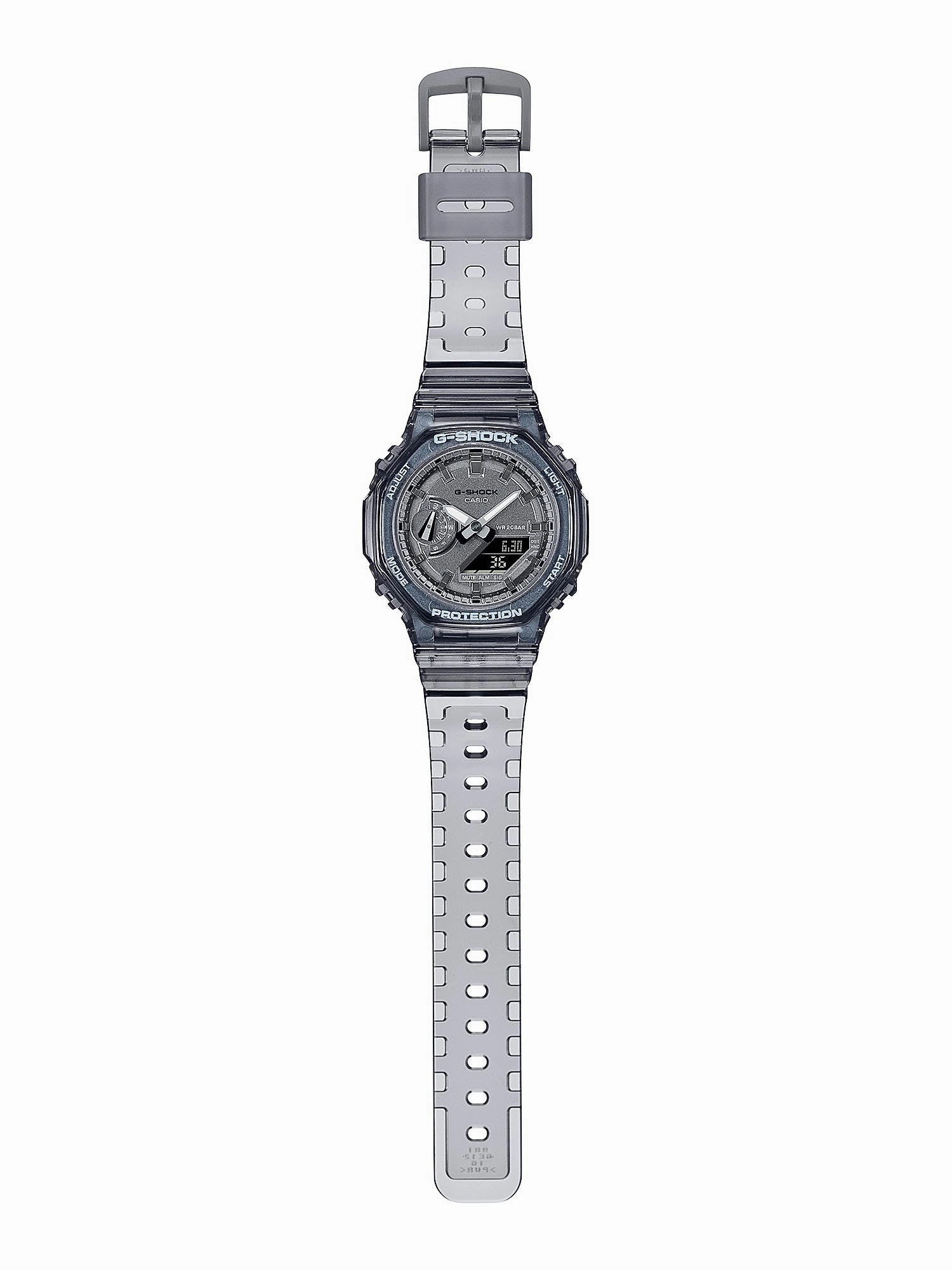 Casio G-Shock Mini CasiOak METALLIC SKELETON Womens Black Watch GMA-S2100SK-1A